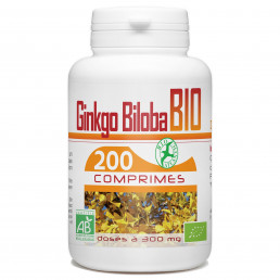200 Comprimes Ginkgo Biloba Bio 300 mg