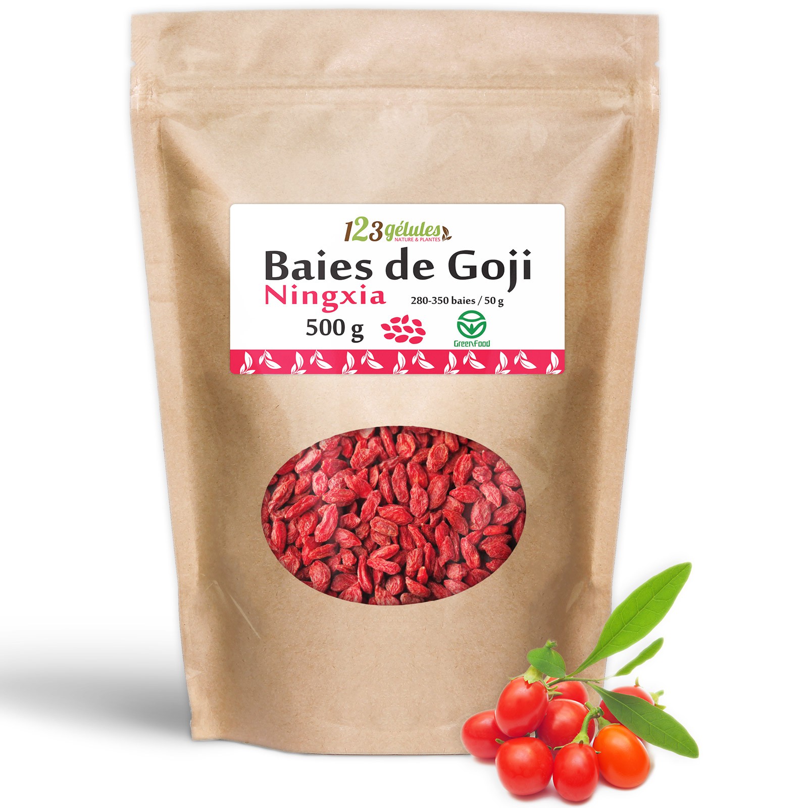 Baies De Goji Pas Cher Greenfood 500gr Anti Oxydant