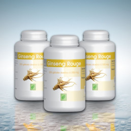 GINSENG ROUGE 200 gélules à 300 mg X3