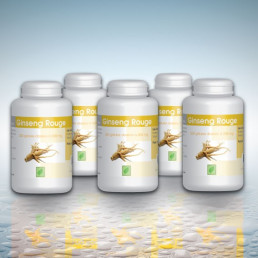 GINSENG ROUGE - 300 mg - 200 gélules x 5