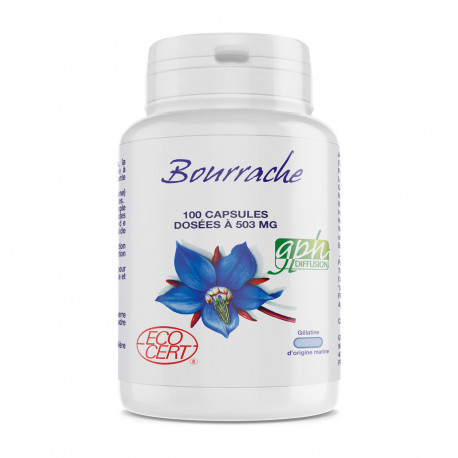 Bourrache Bio - 503 mg - 100 capsules marines