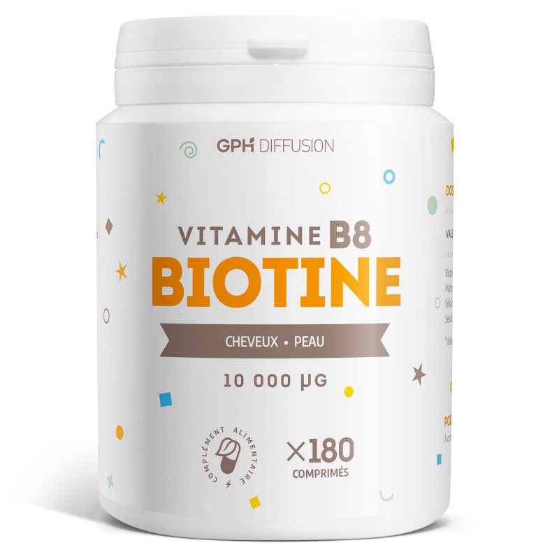 Vitamine B8 Biotine 10 000 µg Renaissance Bio Nature et Plantes