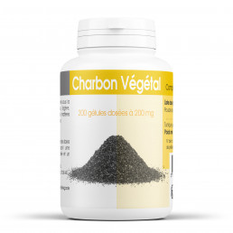 Charbon Végétal - 200mg - 200 gélules