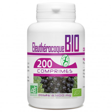 200 Comprimes Eleuthérocoque Bio 400 mg