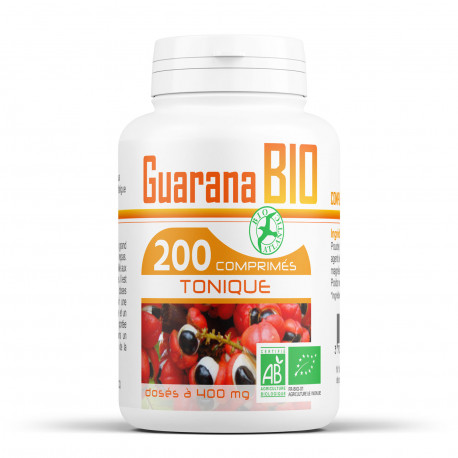 Comprimés de Guarana Bio 400 mg