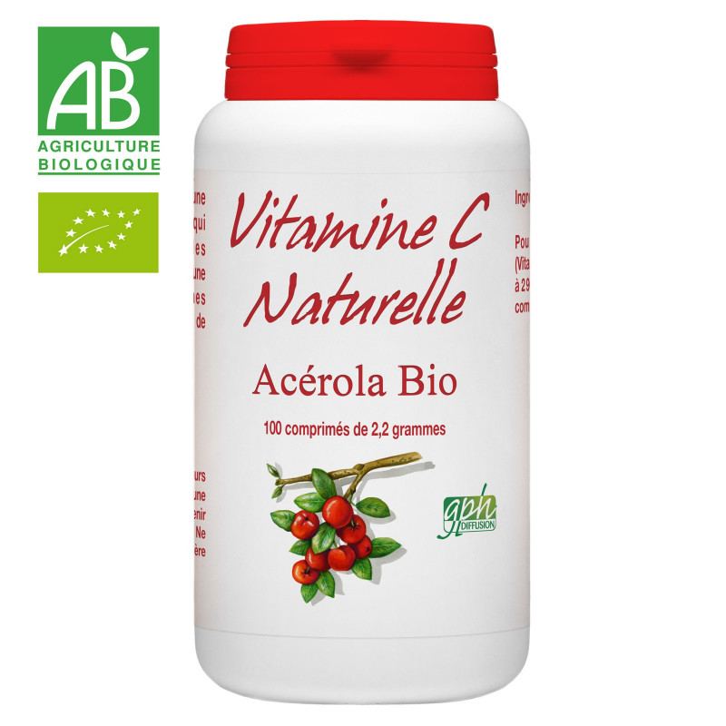 VItamine C - 100 comprimés Acerola Bio - 1000mg